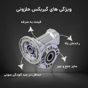 ویژگی های گیربکس حلزونی